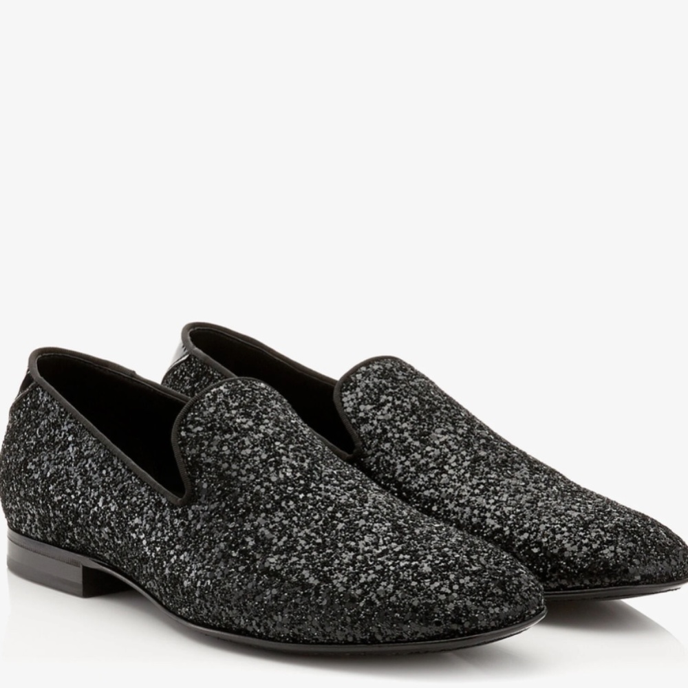 Jimmy Choo THAME Men's Black Sequin Loafer